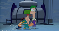 Phineas hugs perry