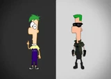 Ferb: 1st and 2nd Dimension comparison.