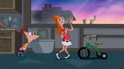 Phineas yelling at Candace.
