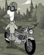 The young fishmonger with the Mackerel