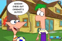 Phineas notices Candace-2's outfit.