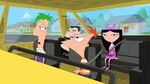 Isabella, Phineas, Ferb and Buford bored.
