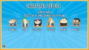 Character select screen