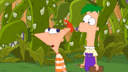 "It's summer! It's hot! People want something with ice! Make ice, okay?" "Ferb, what do we have in the 'ice' file?"