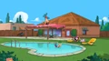 Phineas and Ferb fall into Isabella's pool