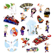 Stickers included with the book