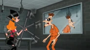 Candace preparing to interrogate Doofenshmirtz.