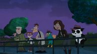 Doof visits Niagara Falls with Perry and others