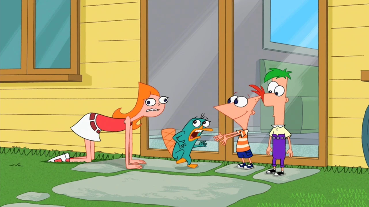 sci-fi movie, Phineas and Ferb are inspired to create a teleportation devic...