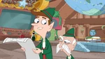 In "Phineas and Ferb Christmas Vacation!"