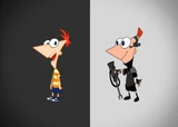 Phineas: 1st and 2nd Dimension comparison.