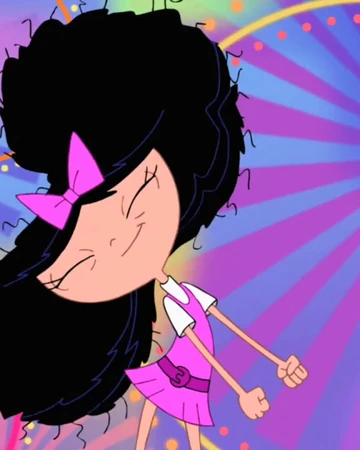 Izzy S Got The Frizzies Phineas And Ferb Wiki Fandom Use a hair dryer to get your hair dry enough to work with, then put it up in a tight bun on top of your head.