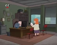 Principal Lang is unhappy of having Doofenshmirtz to work here in his school