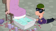 "A foot bath!"