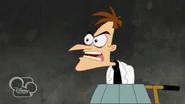 Doofenshmirtz realizing that Mystery has a lack of communication