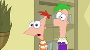 Phineas says Perry has never disappeared before breakfast