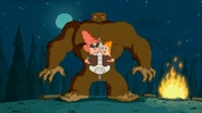 Bigfoot prank.png (540 KB) Candace and Betty Jo step out of the costume.