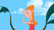 Candace spies on Perry, thinking she's crazy.