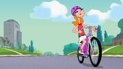 Candace on bike CATU