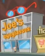 Joe's eyeglasses