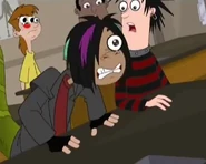 Johnny starting to act like an monkey