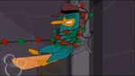Agent P in his fight with Dr. Doofenshmirtz