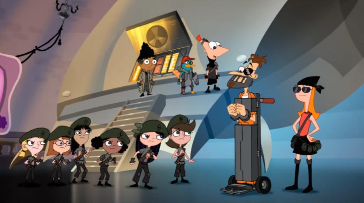 phineas and ferb across the second dimension characters