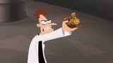 Doof giving his Choo-Choo to Doof-2 to change his mind.