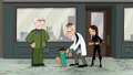 Perry and Monogram proceed to arrest Doof, much to his and Vanessa's shock
