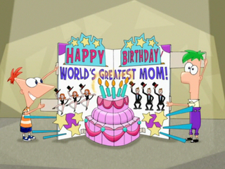 Phineas And Ferb Birthday Card