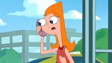 Candace getting a call from stacy