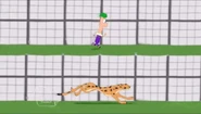 Cheetah and Ferb.jpg (79 KB) Ferb and cheetah emulate the famous Eadweard Muybridge motion studies
