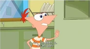 One of the rare times Phineas is offended.