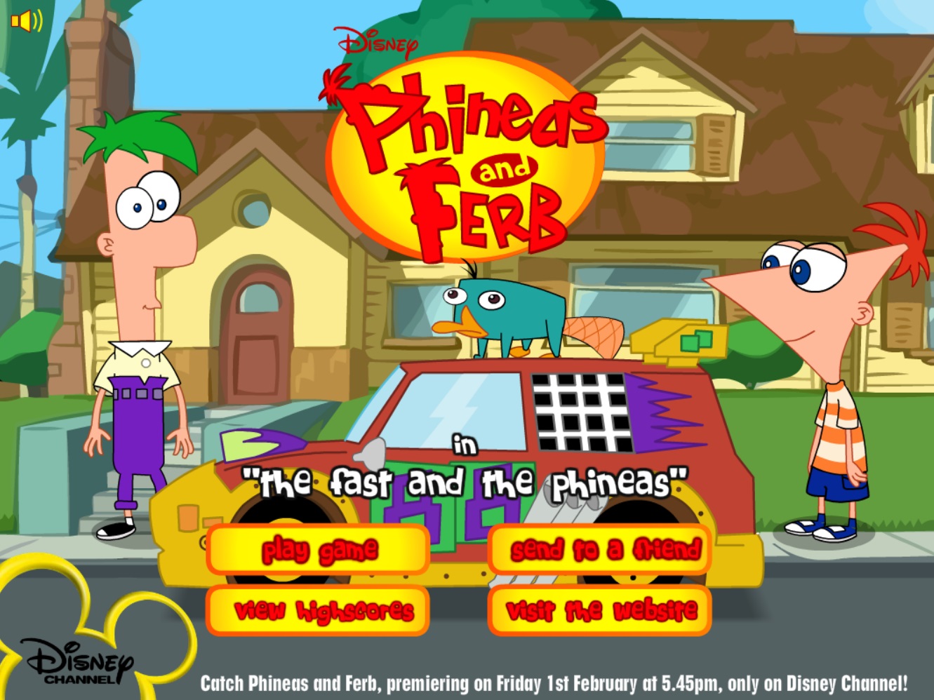 The Fast And The Phineas Online Game Phineas And Ferb Wiki Fandom
