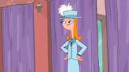 Candace in a British outfit.