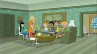 Candace at book club.