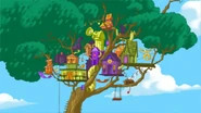 Phineas and Ferb's Improved tree house.