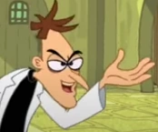 Doofenshmirtz explains what Shrinkspheria does.