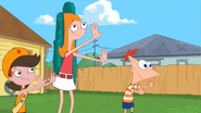 Candace and Phineas find out the ride is just invisible.