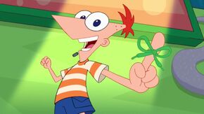 Phineas and his Aglet Awareness Ribbon