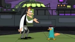 Doofenshmirtz tells Perry he was faking taking over the Tri-State Area.