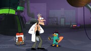 Doofenshmirtz's mid-life crisis takes effect