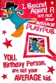 Hallmark 'Not your average kid' birthday card