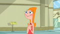 Candace is blushing.