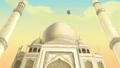 And past the Taj Mahal