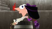 Pilot Isabella kisses Phineas