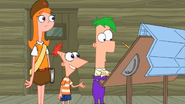 Phineas and Ferb create a plan to earn 50 patches in one day.