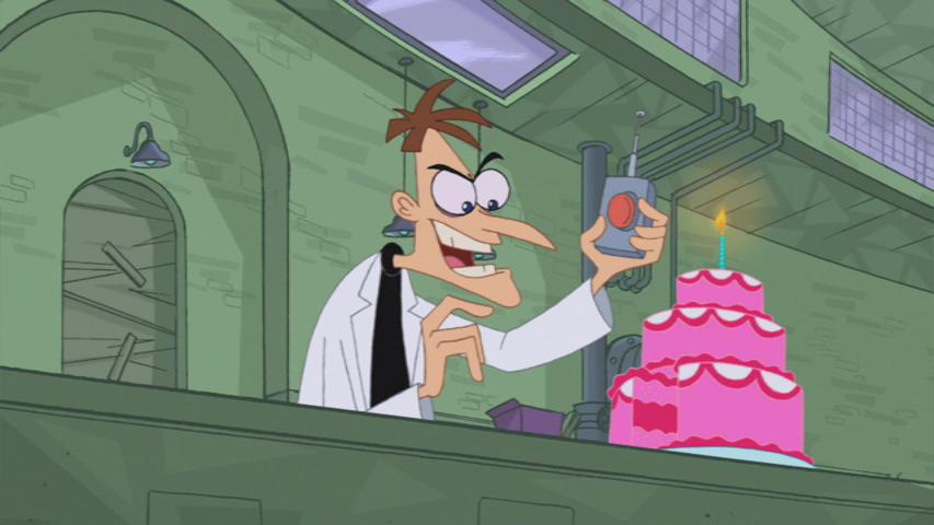 Doonkelberry cake is one of Heinz Doofenshmirtz's favorite kinds of bi...