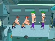 ♪ (Busting, chilling moves with our robot poses) ♪