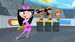 Isabella saying "Go, Phineas!"